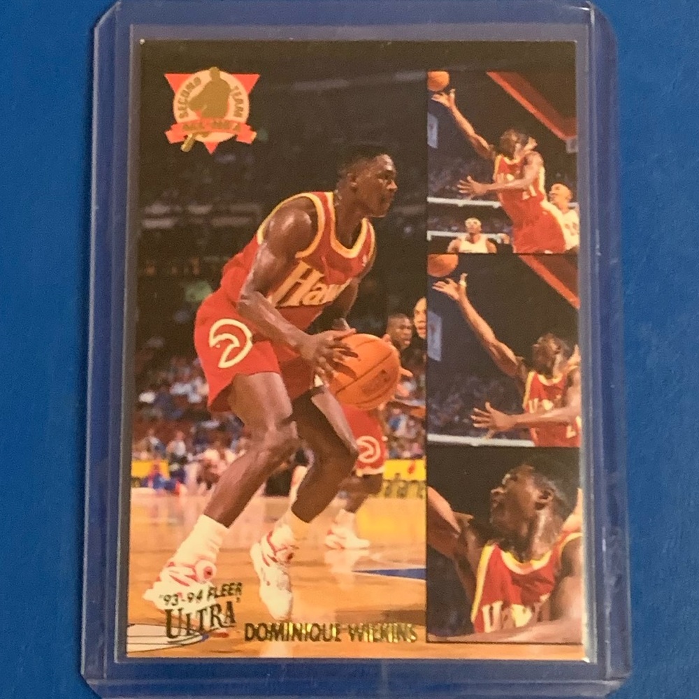 Dominique Wilkins #10 of 14 1993-94 Fleer Ultra All-NBA Basketball Trading Card
